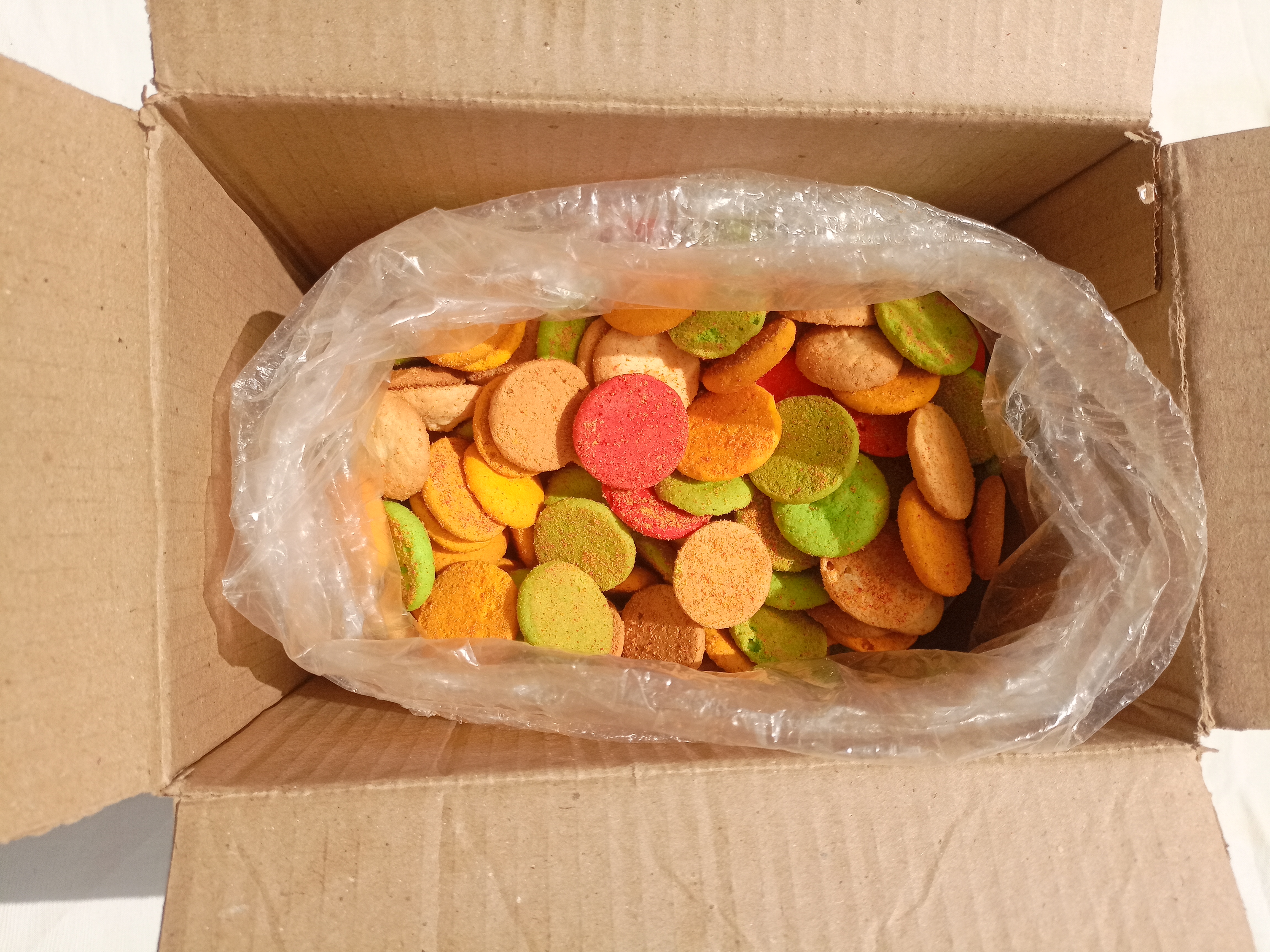Colored loose box mini Cookies